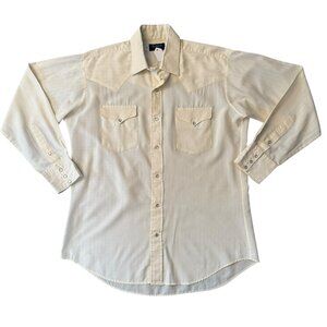 Rare Vintage 1980s Ruddock Bros Pearl Snap Men's Western Shirt – XLarge